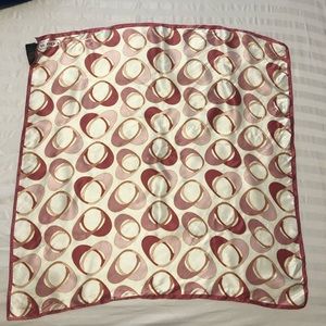 Coach square silk scarf